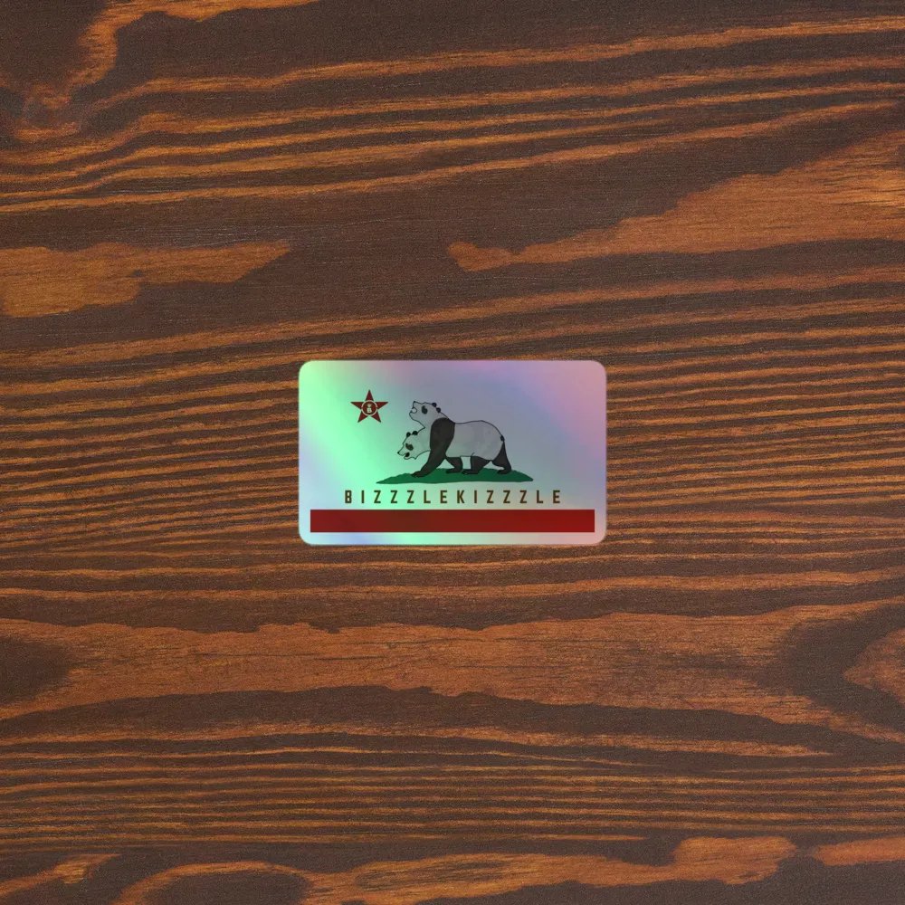 BizzzleKizzzle Flag Holo Sticker product image (5)