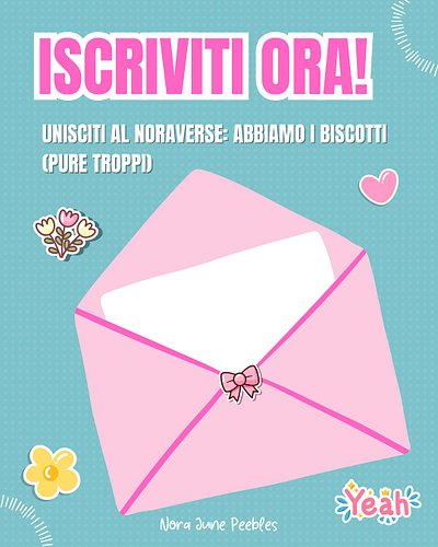 Buongiorno readers! 
Domani arriva la newsletter di dicembre e sarà RICCHISSIMA di informazioni e novità!
Ci saranno un art r...