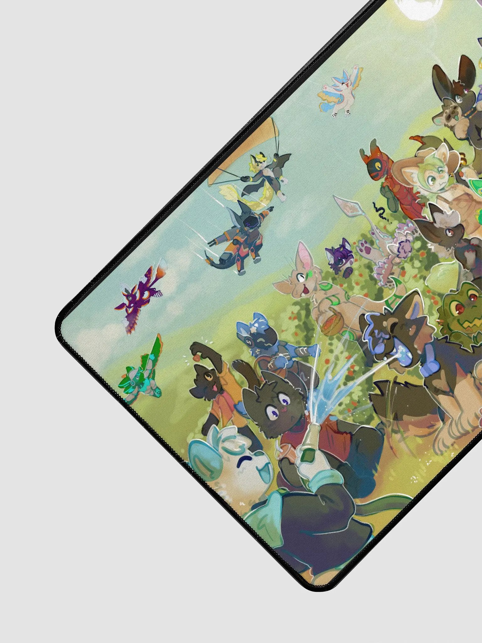 summer berry fields 2024 - kofi members desk mat product image (3)