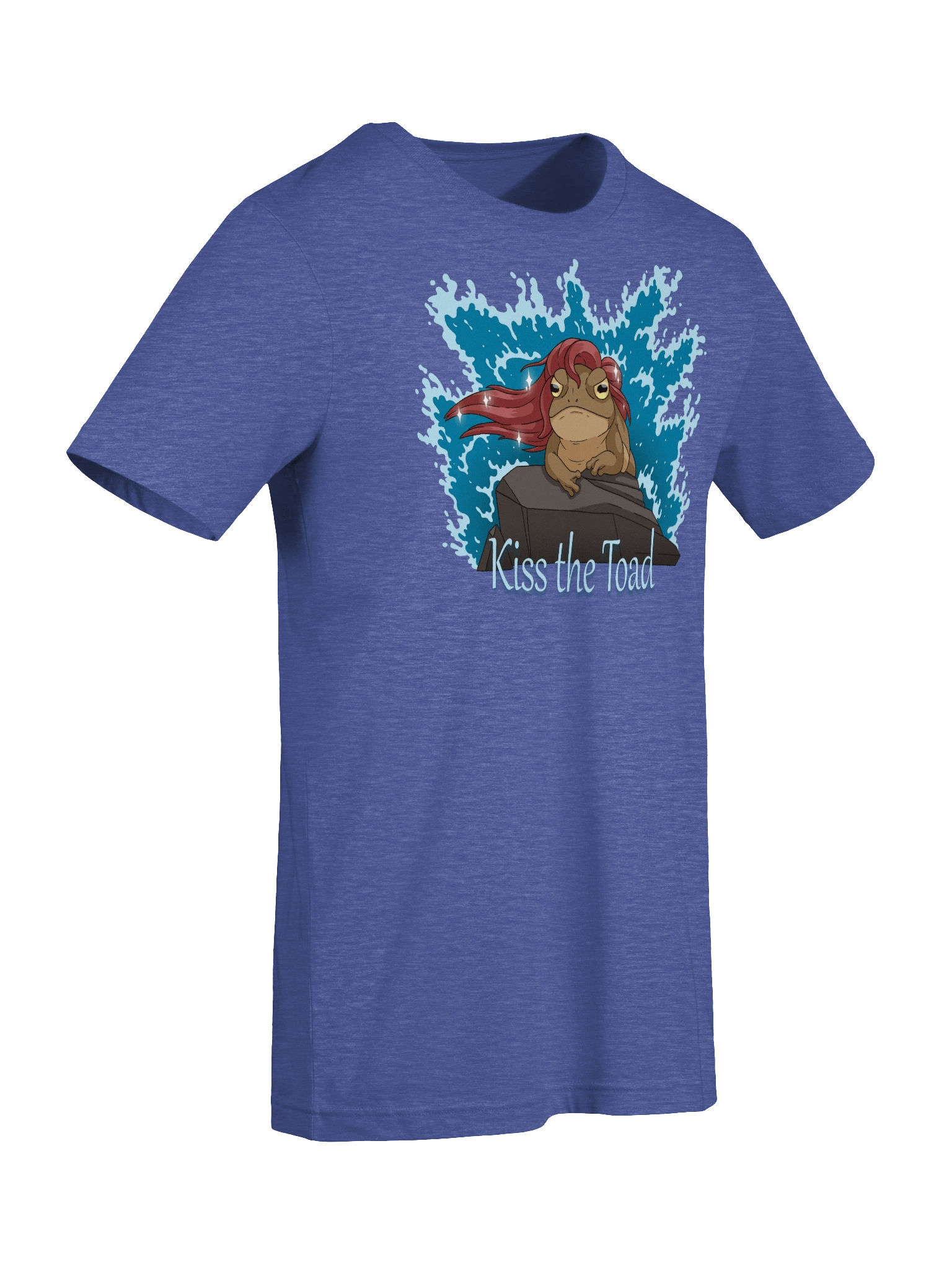 Kiss the Toad - Funny Frog Mermaid Parody T-Shirt (DTFx) product image (34)