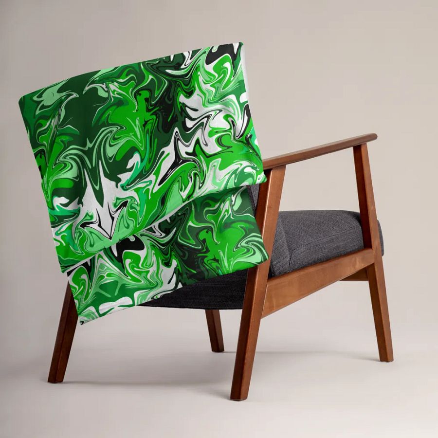 Green Swirl Blanket product image (3)