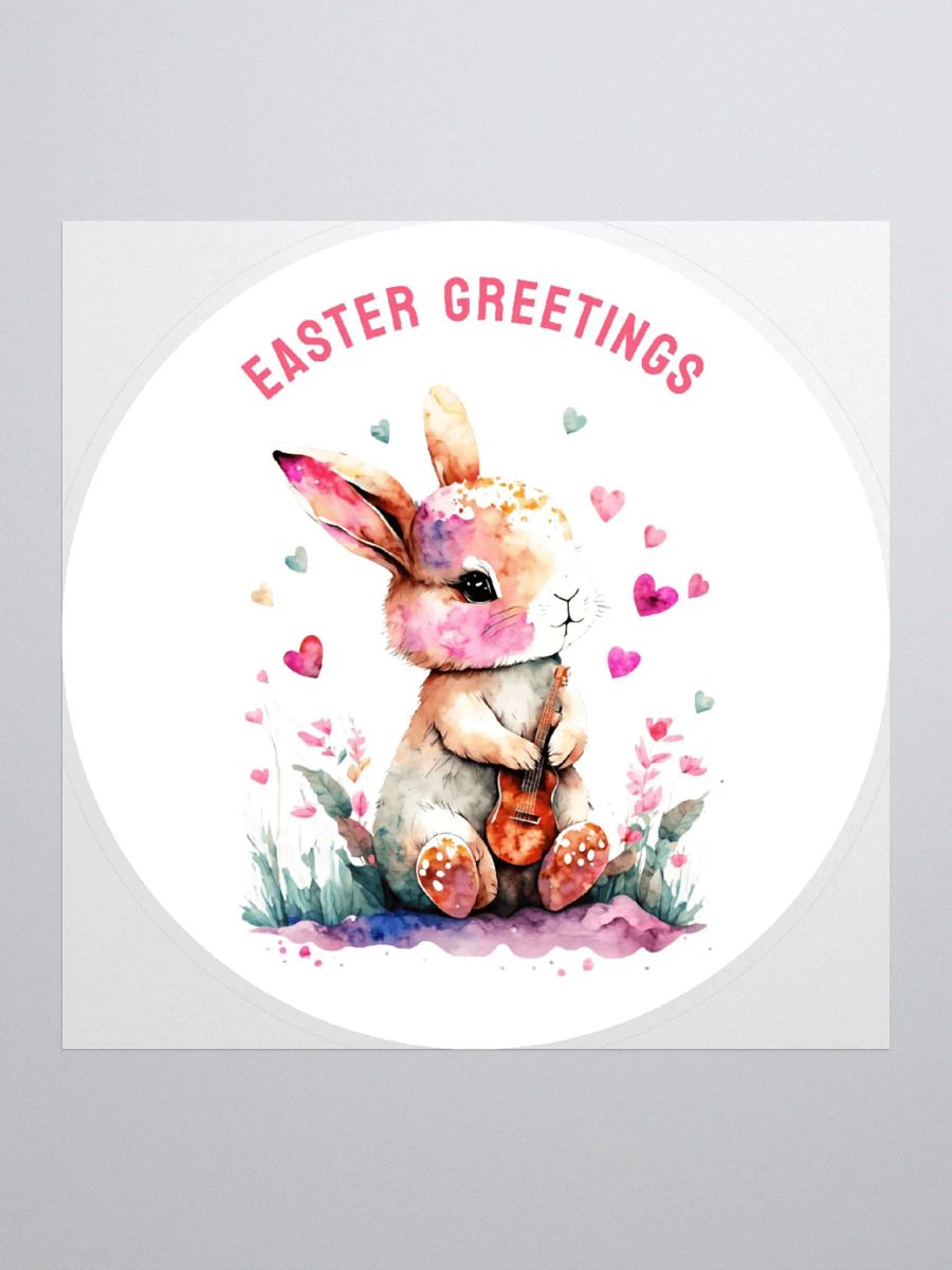Guitar Playing Bunny Easter Greetings product image (2)
