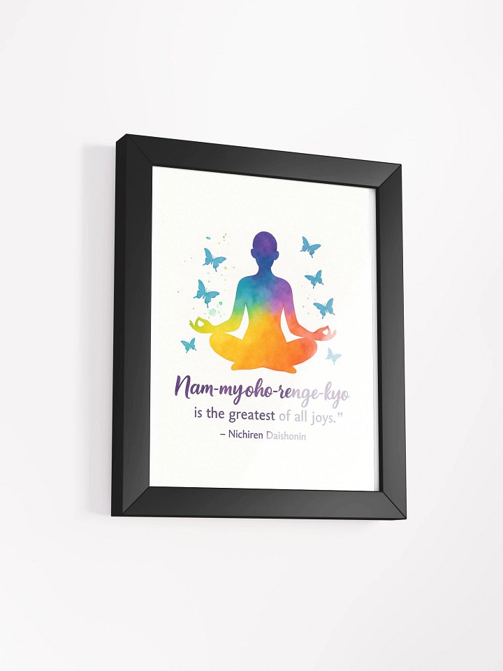 Nam-myoho-renge-kyo Joy Quote Poster product image (26)