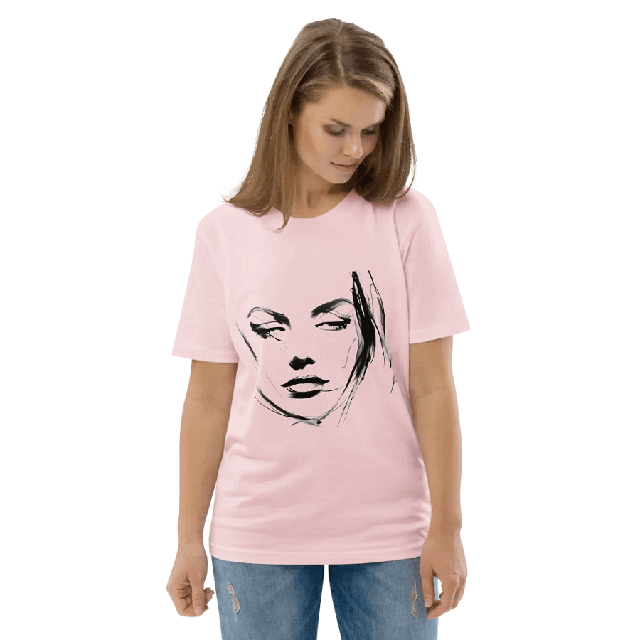 Glam Face Organic Tee product image (7)