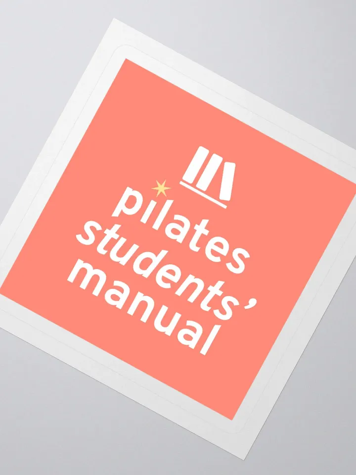 Sticker - Pilates Students' Manual podcast product image (2)