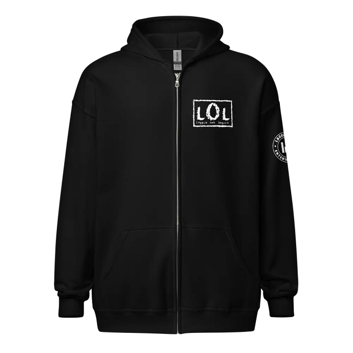 LOL Zip-Up hoodie Black product image (1)