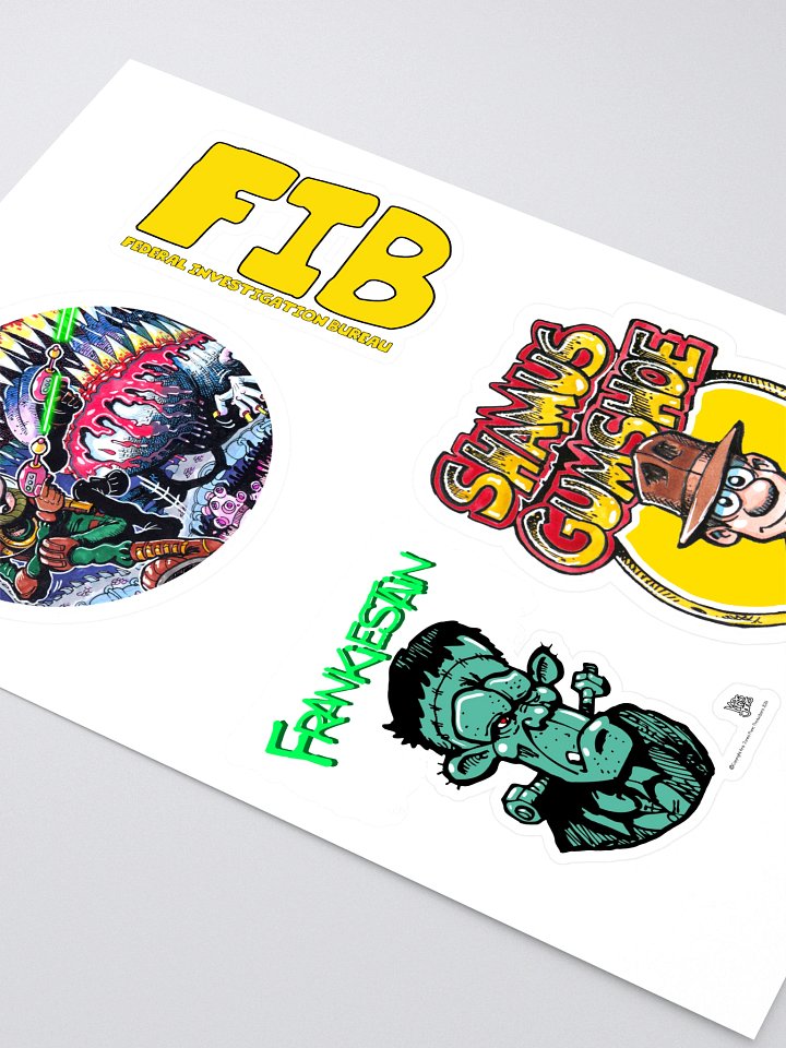 Illustrator Jones' first ever sticker collection. product image (2)