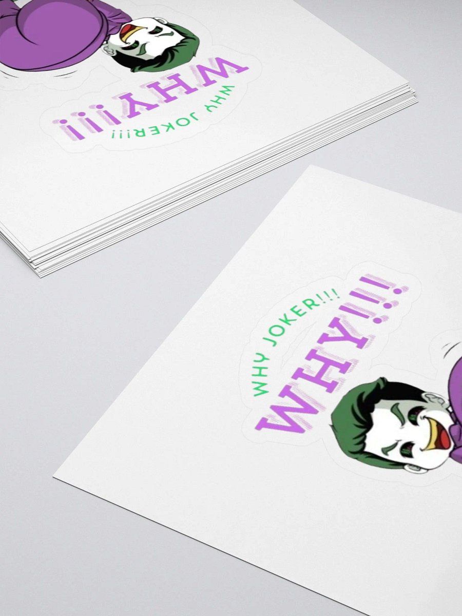 Why Joker Why Sticker product image (4)