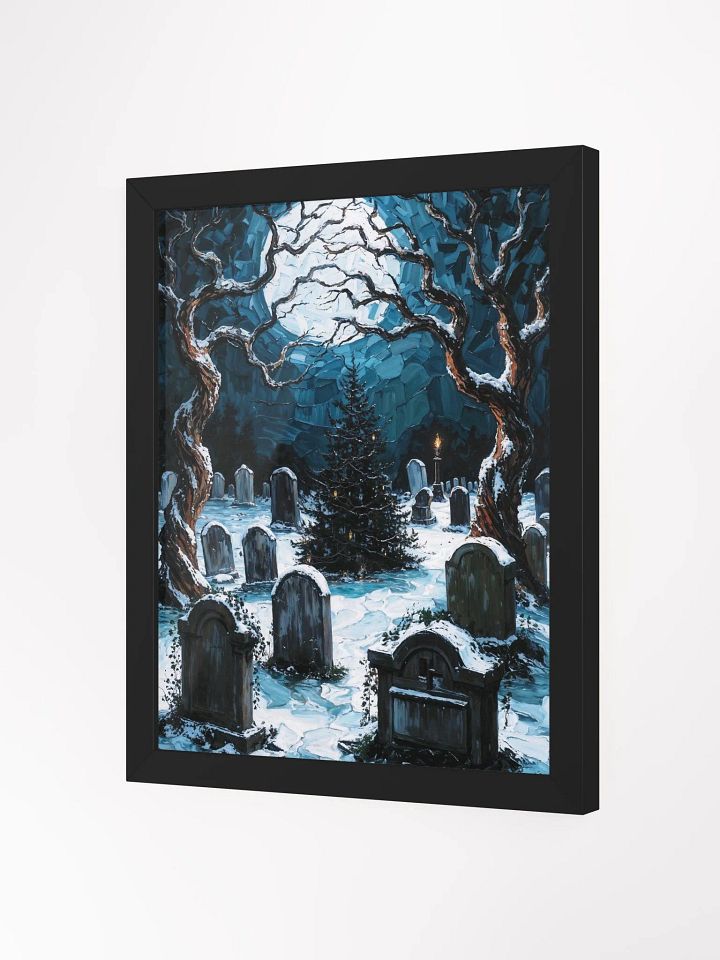 Graveyard Christmas Tree Framed Print product image (8)