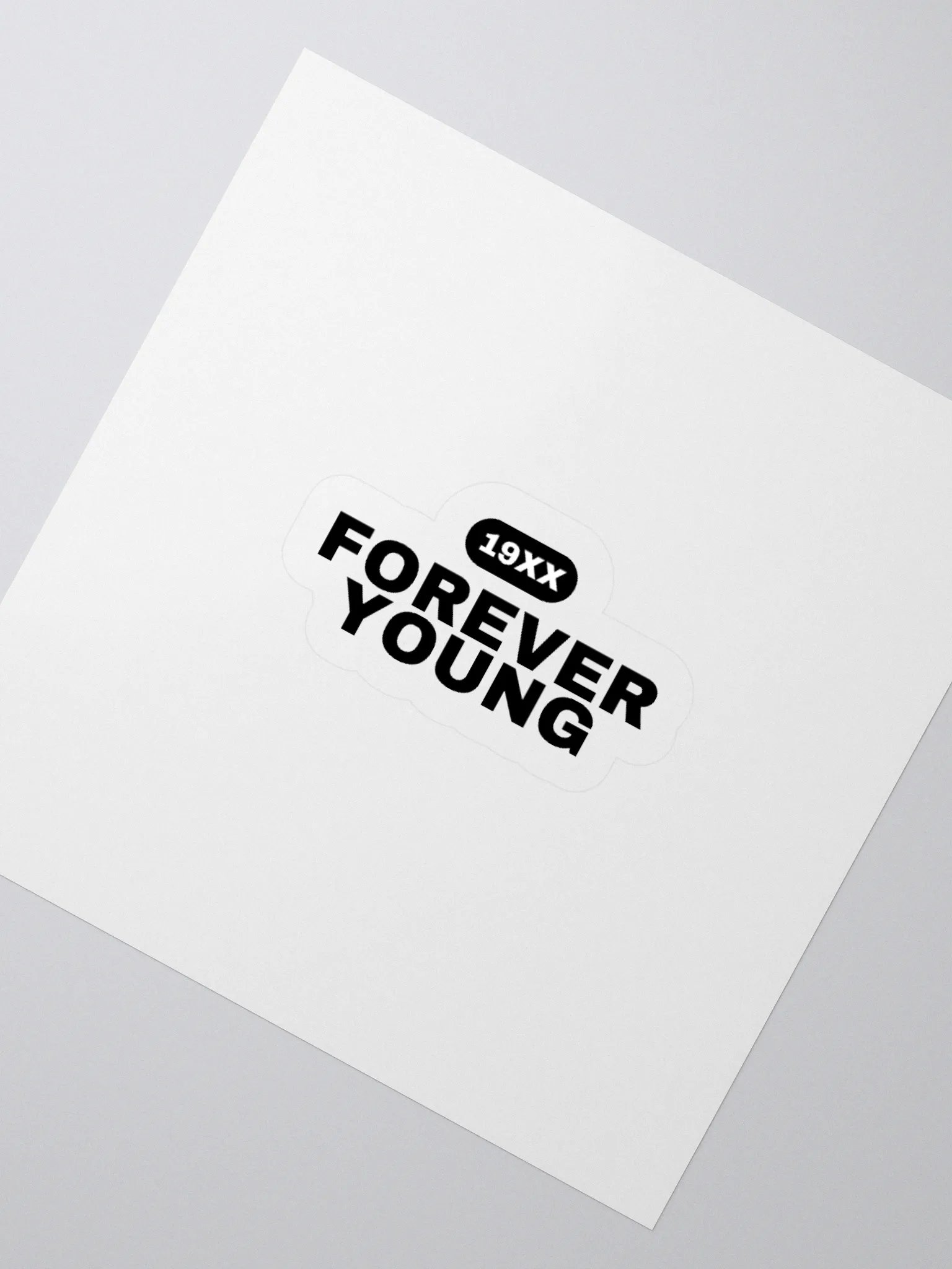 FOREVER YOUNG STICKER product image (2)