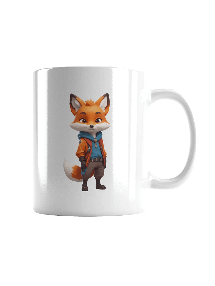 Cartoon Fox White Mug product image (2)