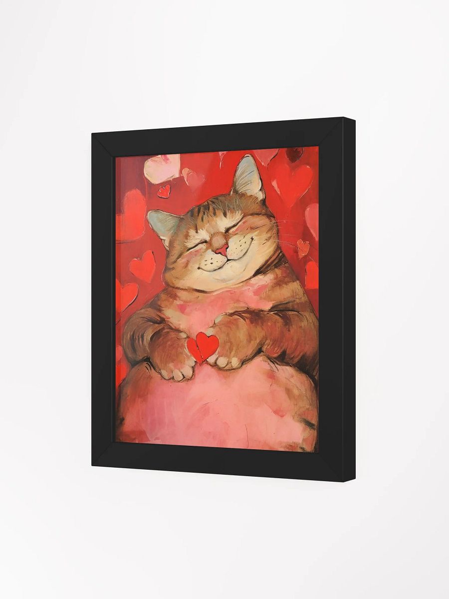 Blissful Heart Cat Framed Poster product image (5)