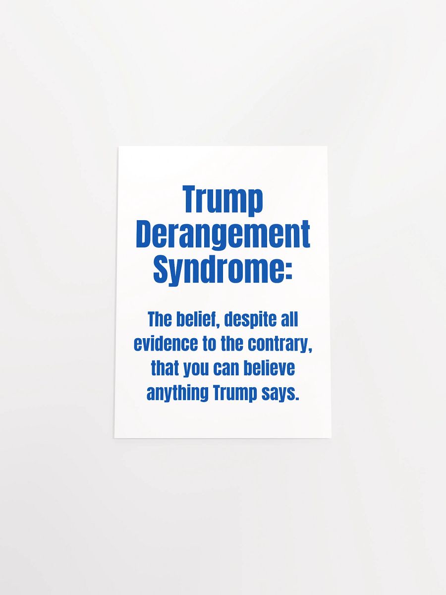 Trump Derangement Syndrome Poster product image (36)