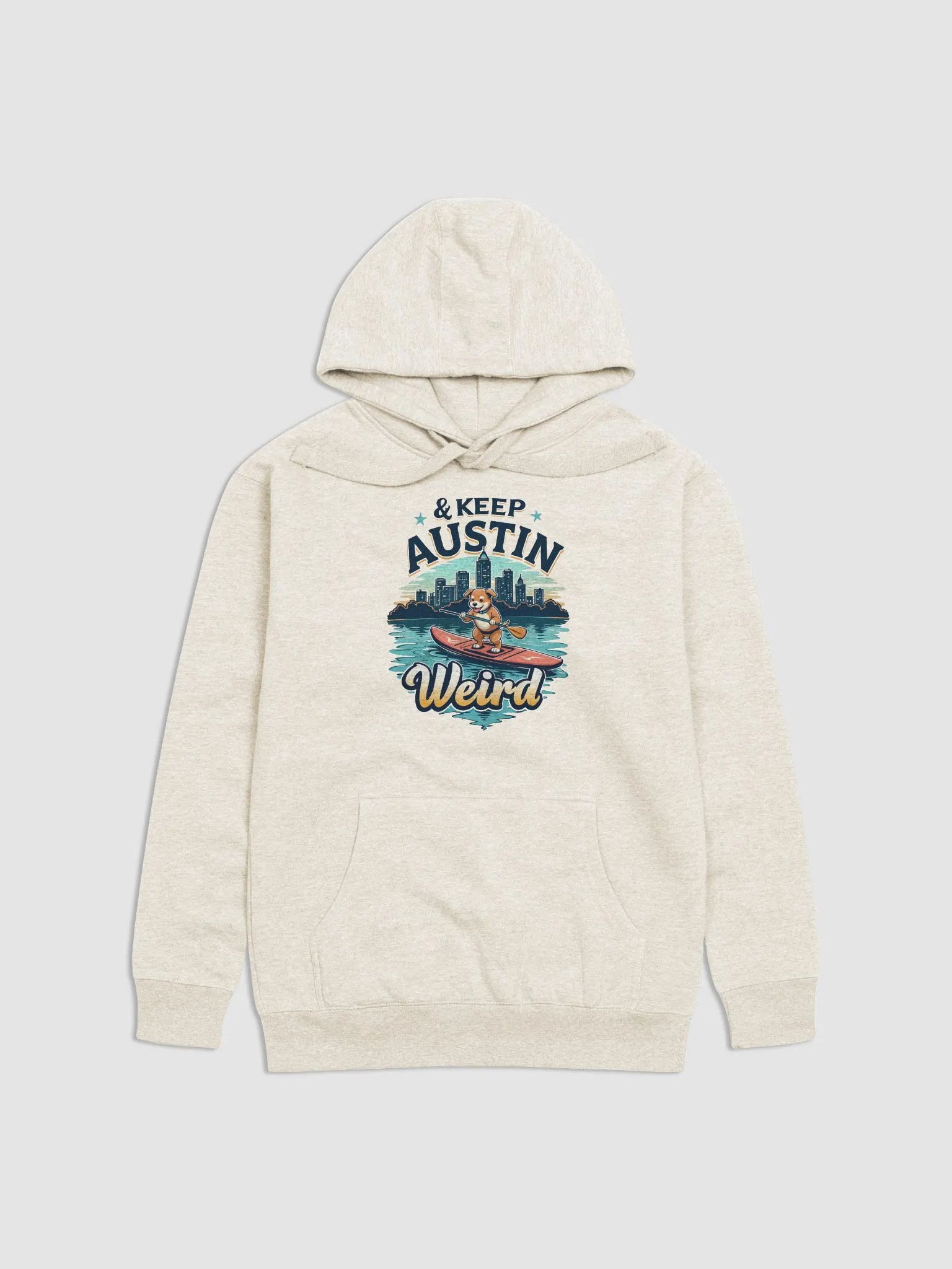Austin Paddleboarding Dog Hoodie product image (1)