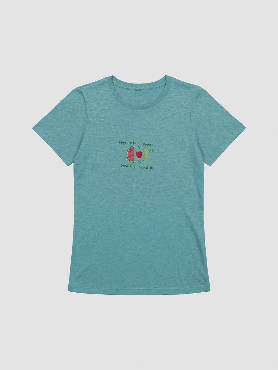 Healthy & Wealthy Veggie Style Women's T-Shirt product image (1)