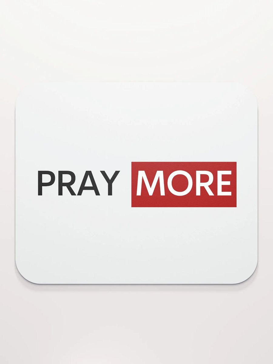 Pray More - Mouse Pad product image (2)