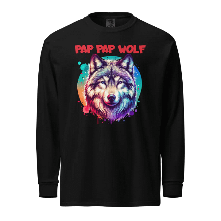 Pap Pap Vibrant Wolf Spirit Long Sleeve Shirt product image (1)