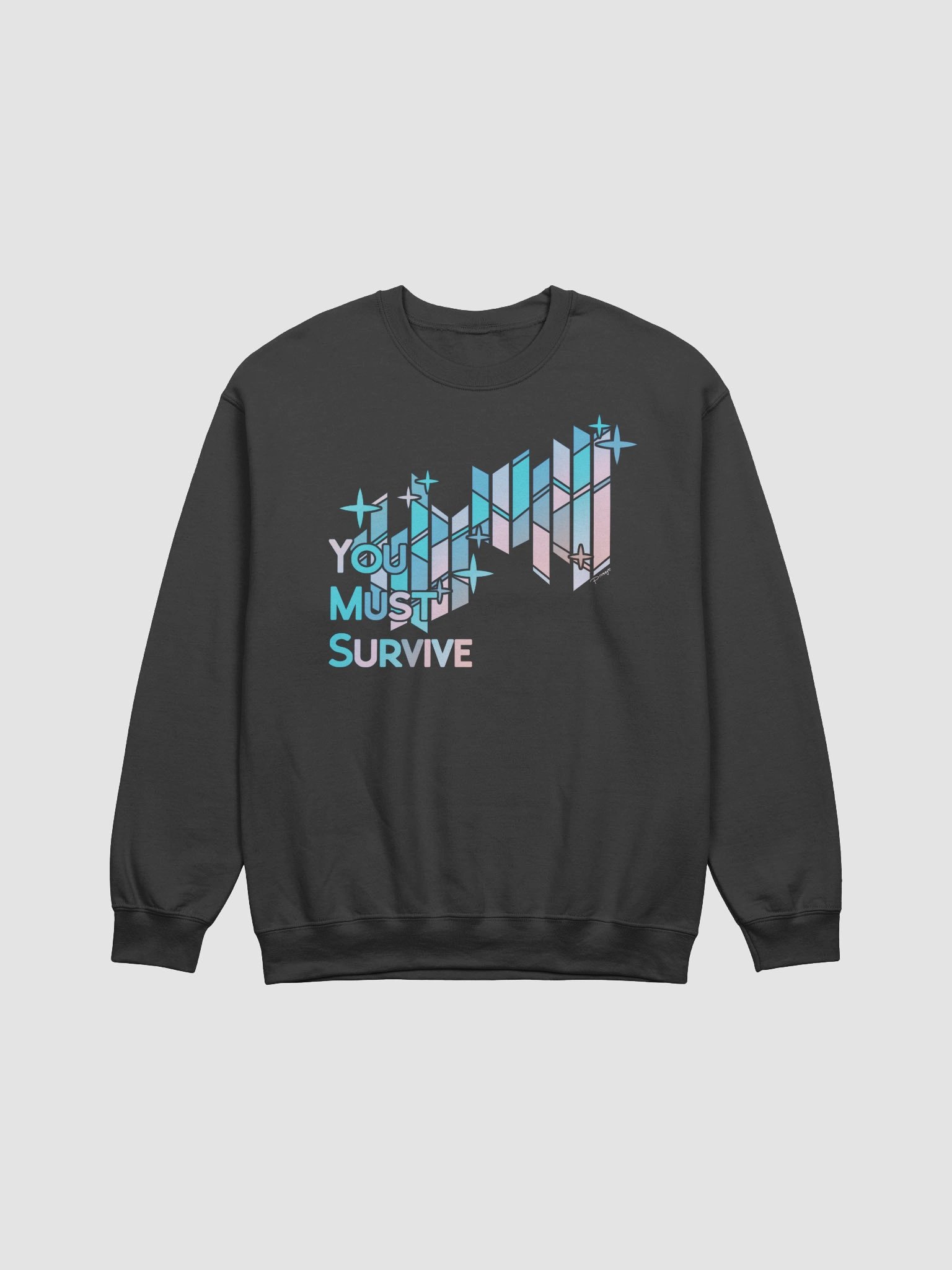 "YOU MUST SURVIVE" Stained Glass Sweatshirt product image (1)