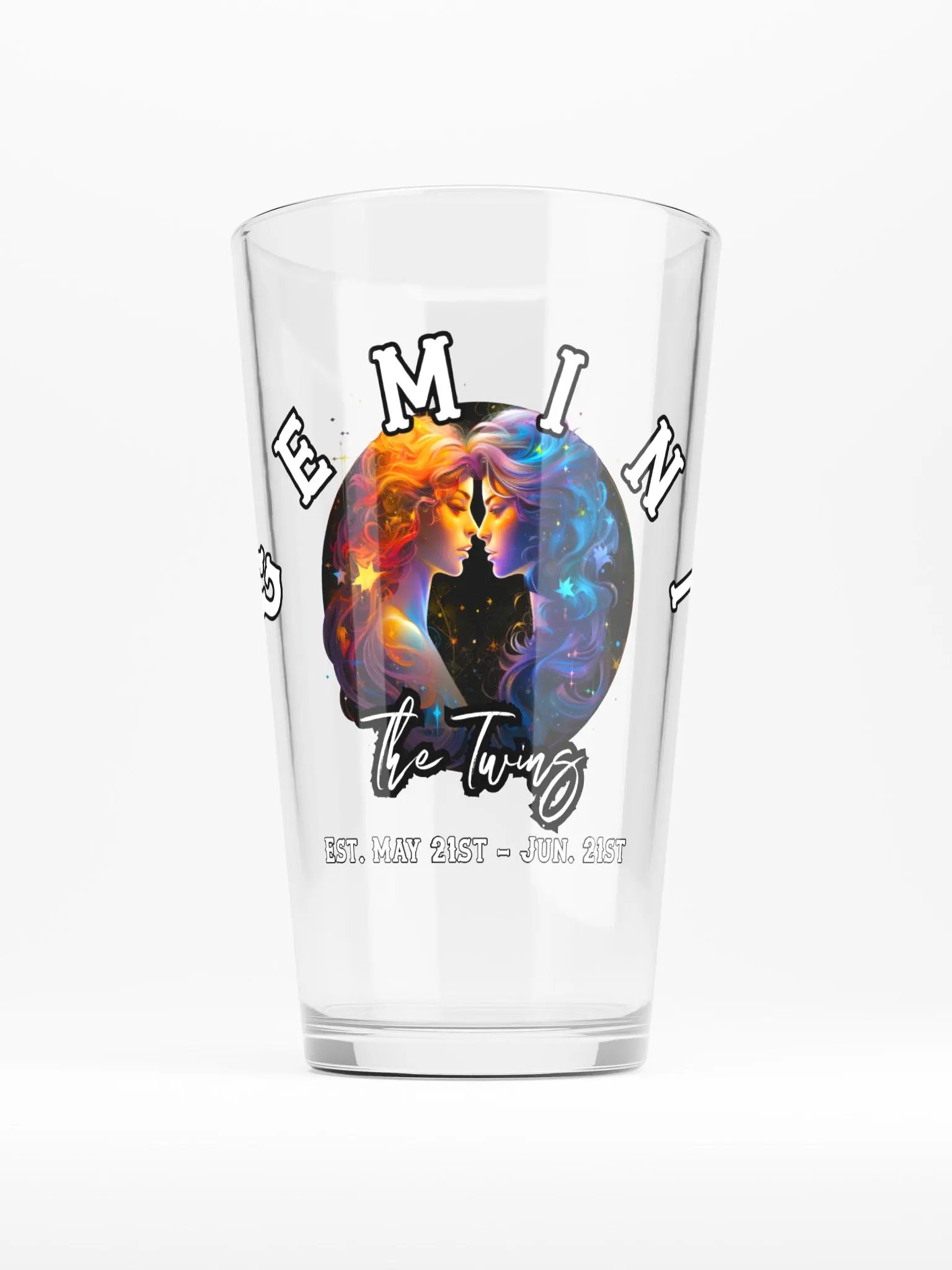 Gemini - Zodiac Shaker Pint Glass product image (1)