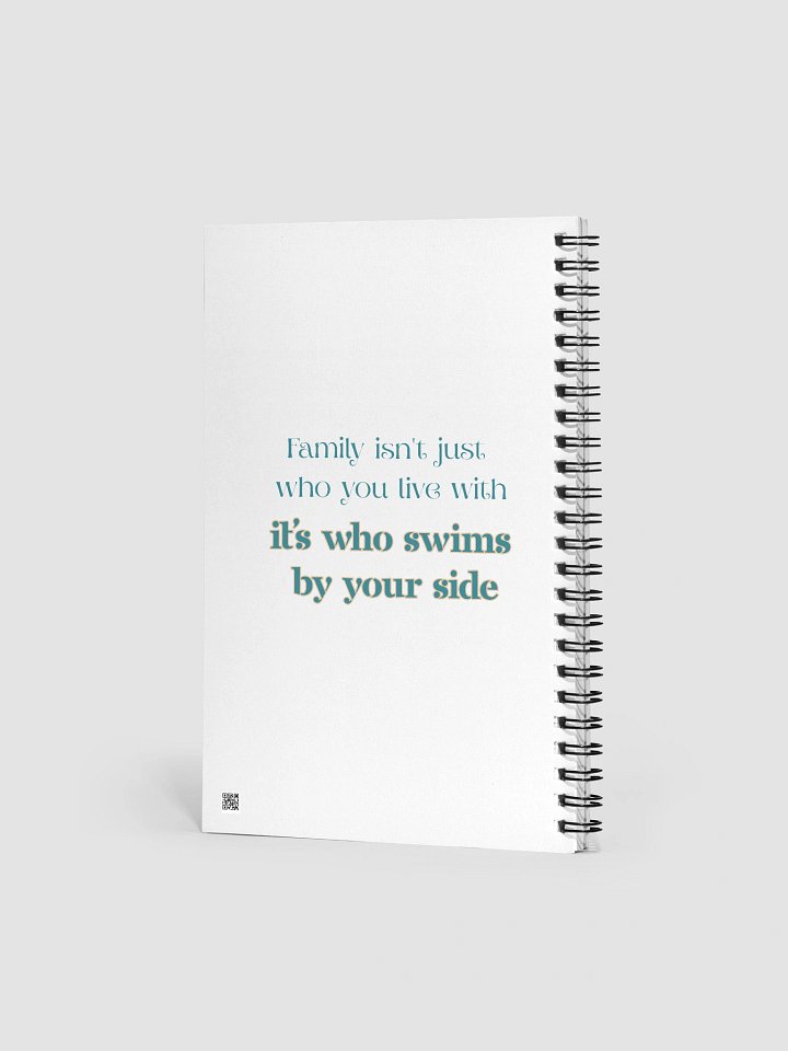 Mermaid Pregnancy & Dolphin Family Spiral Notebook product image (2)
