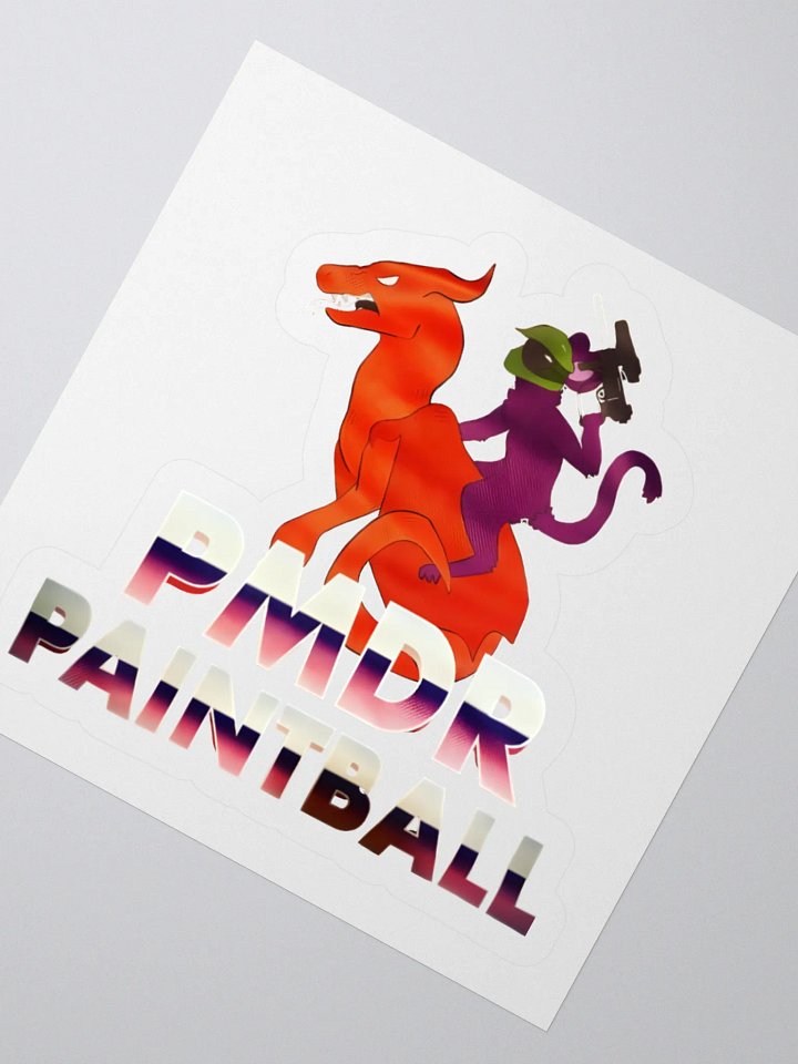 PMDR OG Logo Sticker - White product image (2)