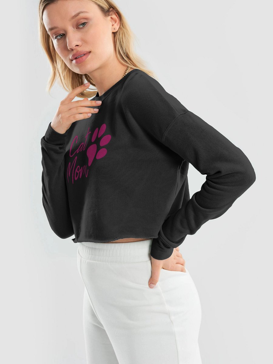 Best Cat Mom Ever Crop Top | Fun & Stylish Pet Lover Gift for Cat Moms product image (10)