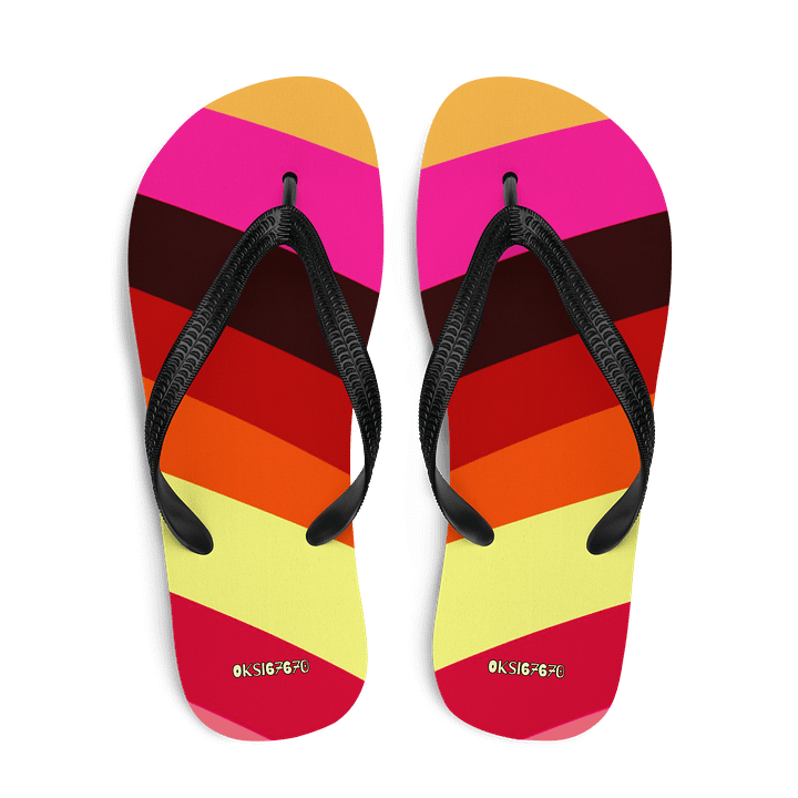 Sunburst Chevron Flip-Flops product image (2)