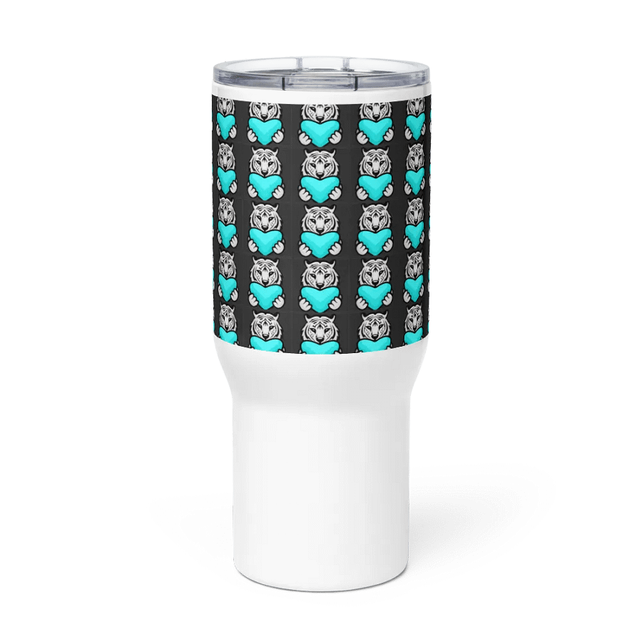 White Tiger Travel Mug with a Handle product image (2)