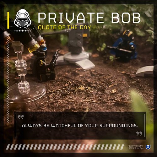 Daily Wisdom with PVT Bob. [ 07/14/2185 ]

#helldivers #helldivers2 #lego #fanmade #superearth #nature #managedemocracy #free...
