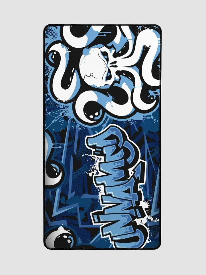 Graffiti Blue Mouse Mat product image (2)