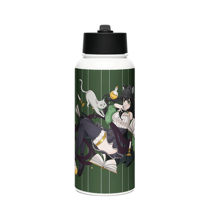 Magical Cat Anime Stainless Steel Water Bottle product image (1)