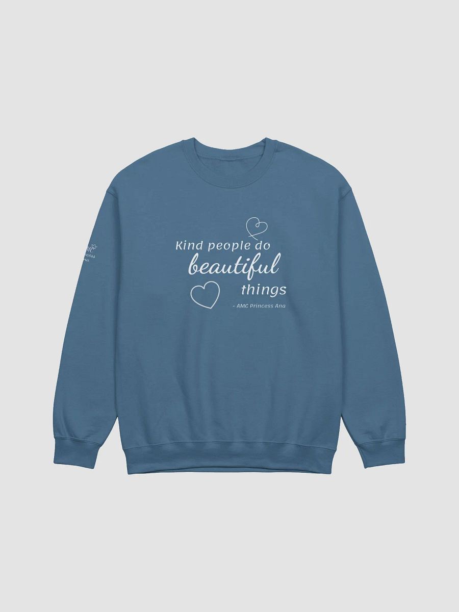 Kind people...SWEATSHIRT - White text product image (1)