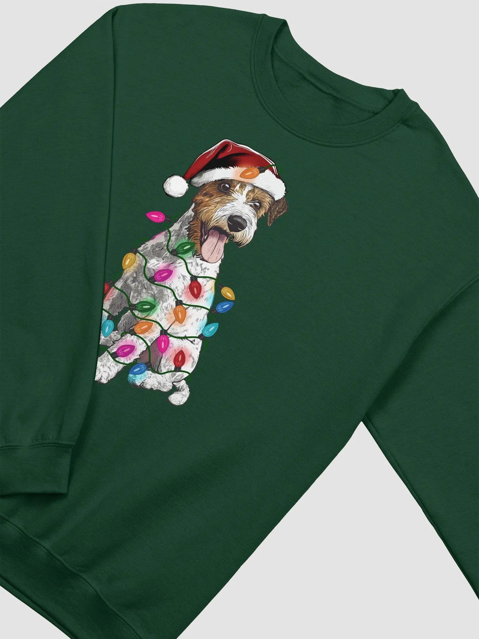 Funny Wire Fox Terrier Christmas Sweatshirt product image (9)