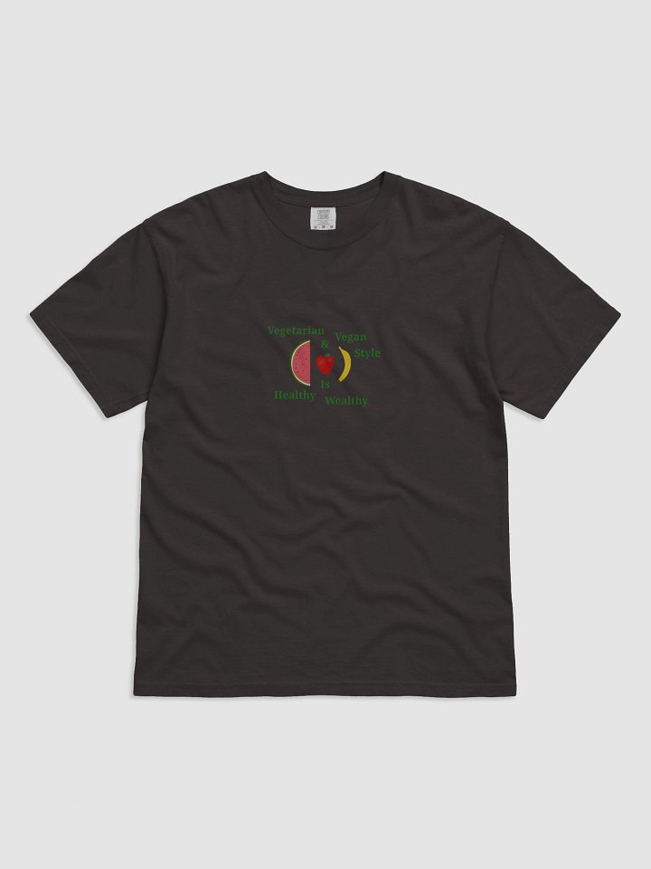 Healthy Wealthy Vegetarian & Vegan Tee product image (1)