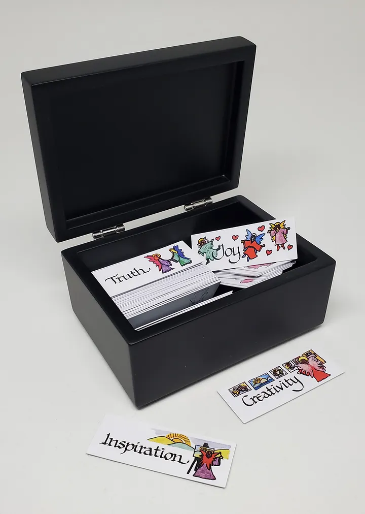 Yega Embroidered Box & Angel Cards product image (2)