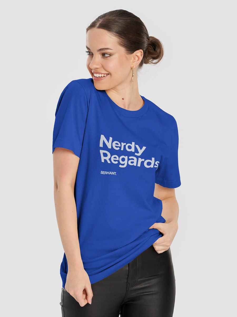 S. Nerdy Regards Royal T-Shirt product image (8)