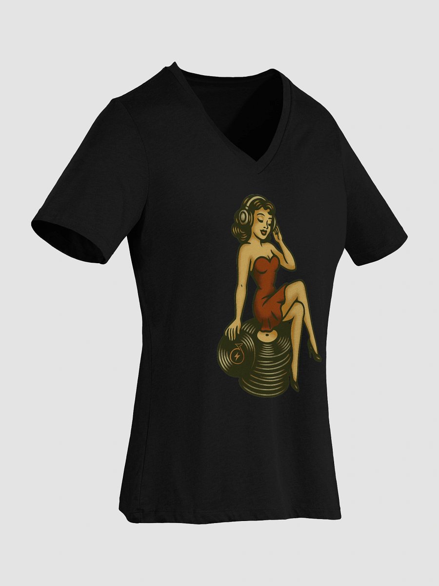 Pin-Up DJ V Neck Tee product image (18)