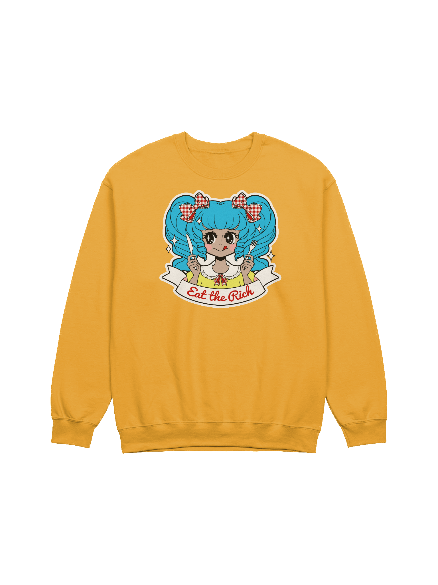Eat the Rich (Yellow) sweatshirt product image (1)