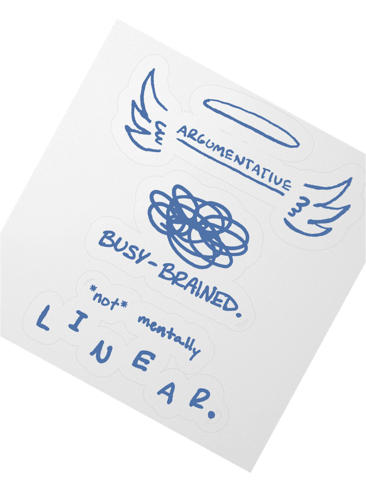 teal sticker pack #1 product image (6)