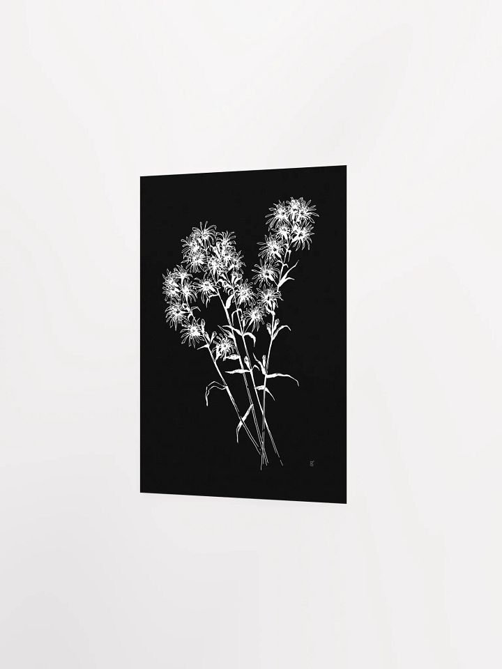 Spiky Blossom Delight Poster - Bouquet Flowers Dark product image (2)