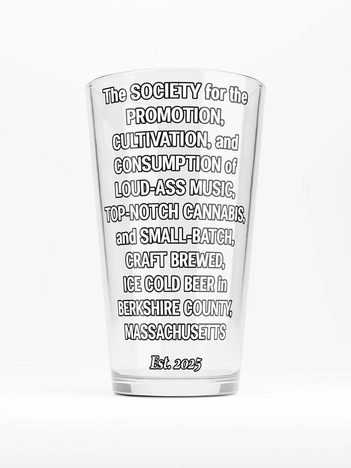 Secret Society Beer Glass product image (1)