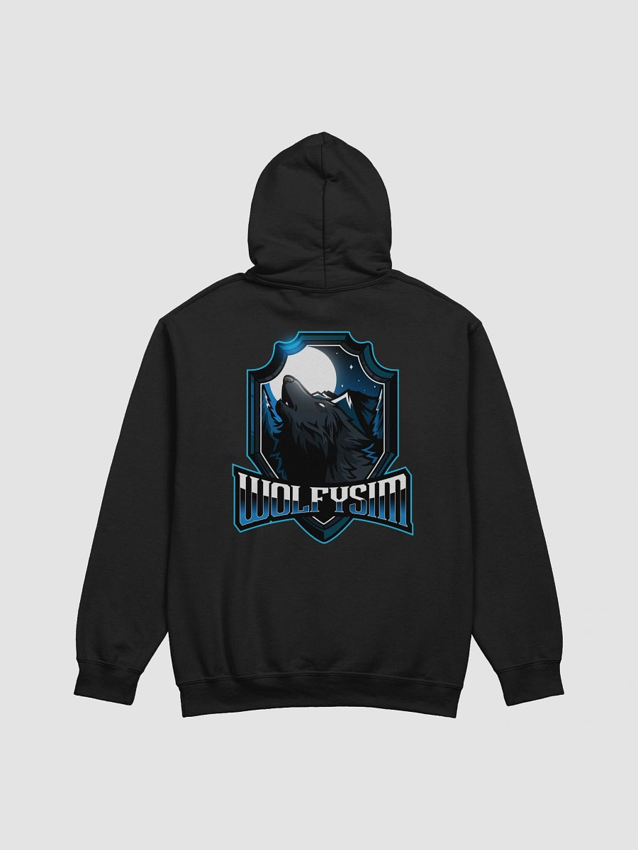 WolfySim Hoodie Logo Front and Back product image (2)