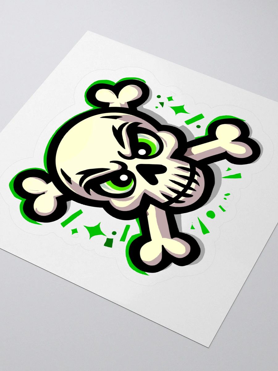 Edgy Skull Graphic Kiss Cut Stickers product image (7)