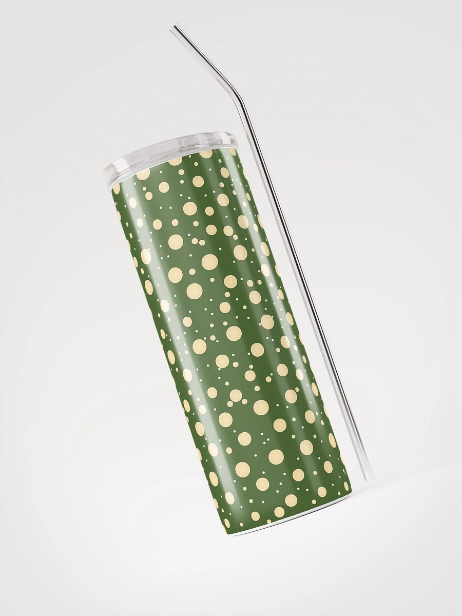 Spotty Green Stainless Steel Tumbler product image (3)