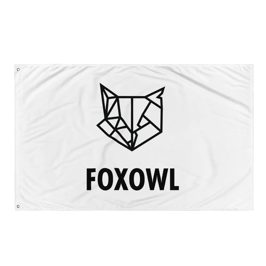 FOXOWL FLAG (WHITE) product image (3)