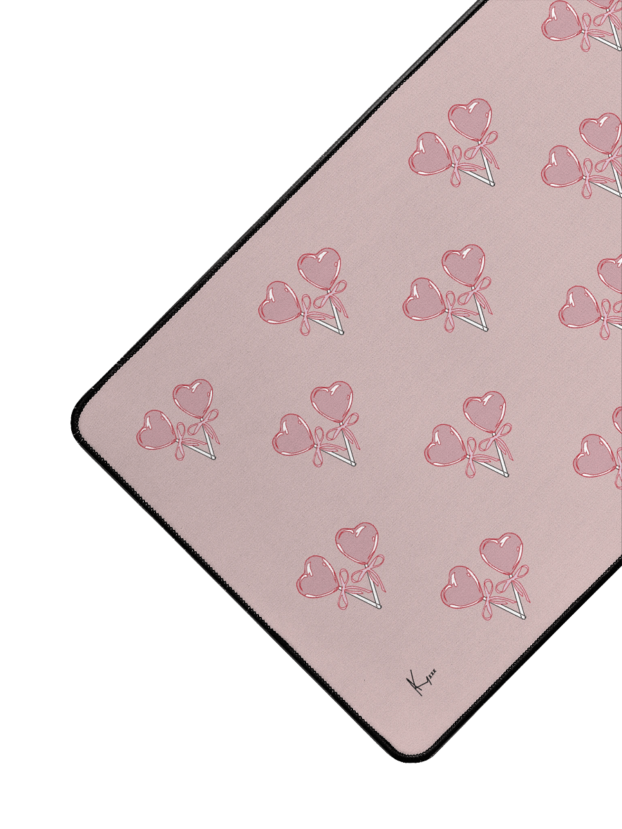 Lollipop Heart-bow | 31.5 x 15.5 in Mousepad product image (3)