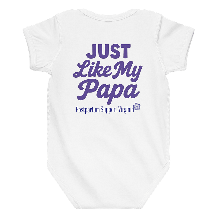 Just Like My Papa Onesie product image (2)