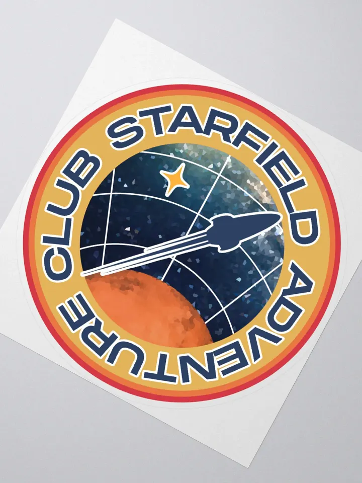 Starfield Adventure Club Kiss Cut Sticker product image (2)
