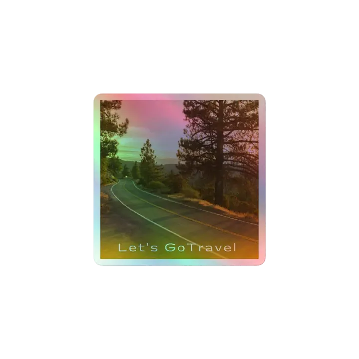 Let's Travel Holographic Sticker Collection product image (1)