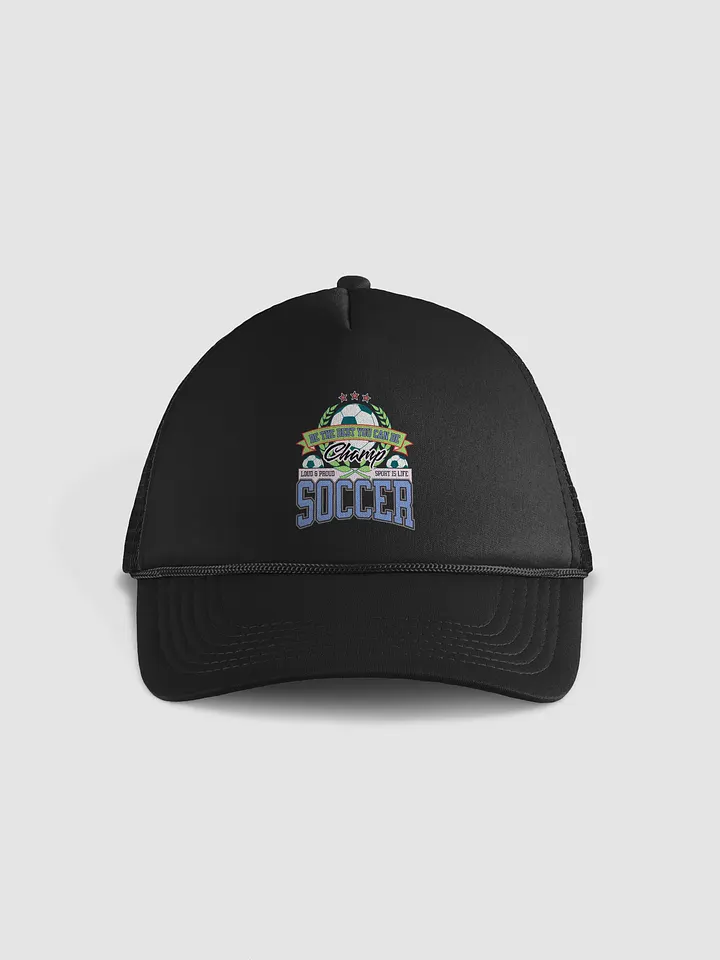 Champ Soccer Foam Trucker Hat product image (1)